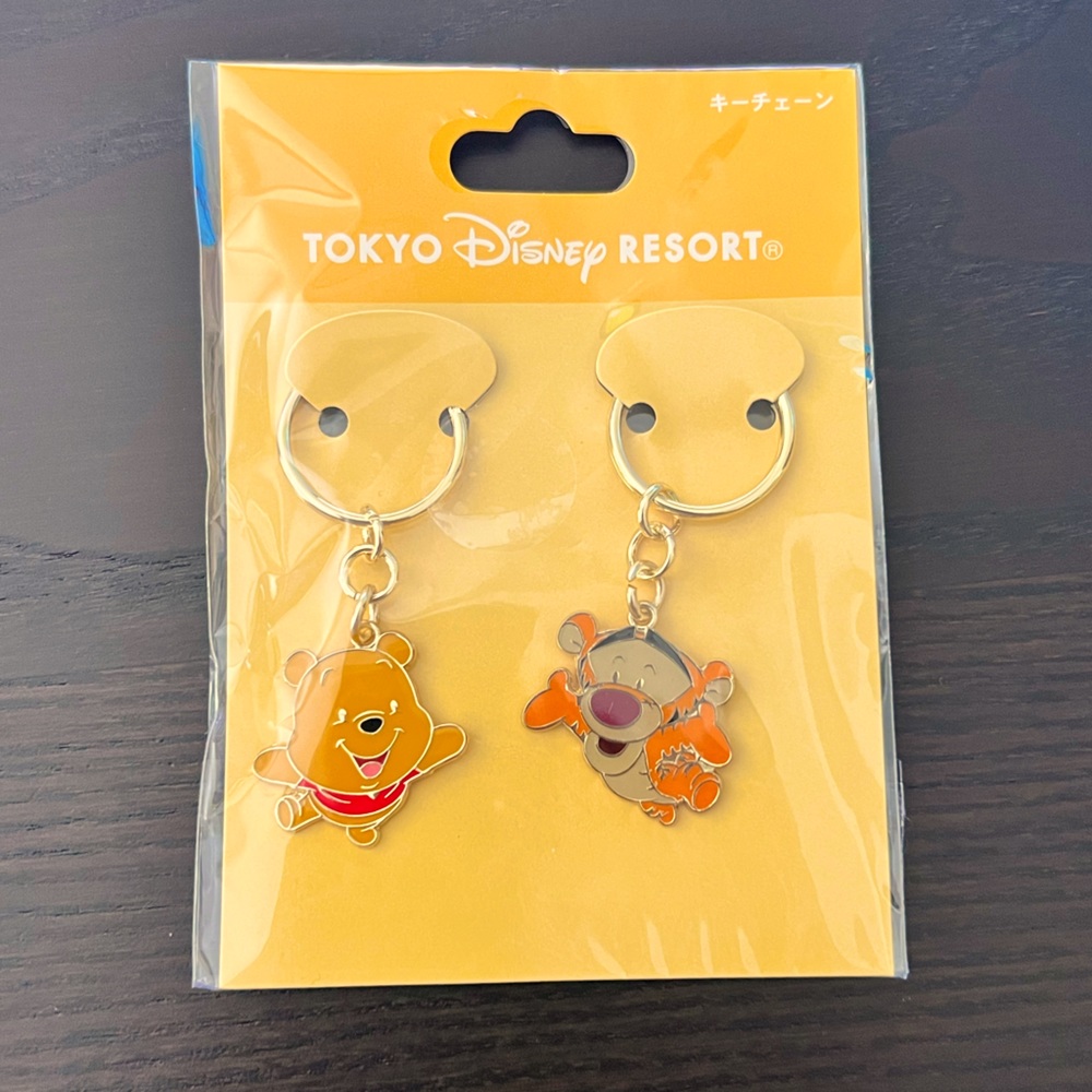 Tokyo Disney Resort Winnie the Pooh Keychains